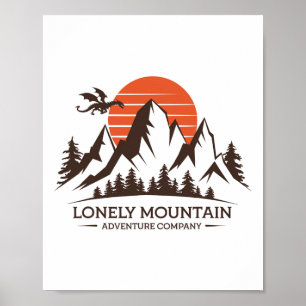Affiche Lonely Mountain - Adventure Company - Voyage d'Ima