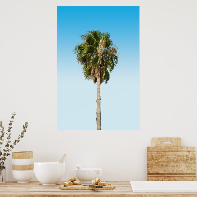 Affiche Lonely palm tree (Cuisine)