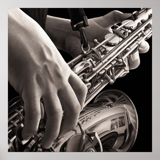 Affiche Lonely Sax (Devant)