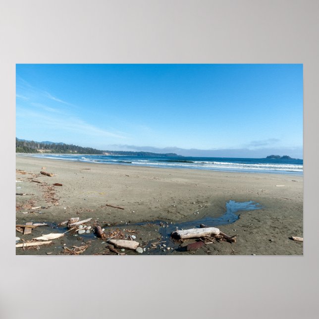 Affiche Long Beach à Tofino - BC, Canada (Devant)
