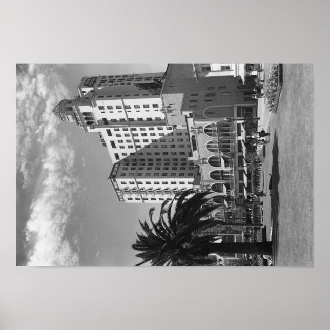 Affiche Long Beach, California Wilton Hotel Photographie (Devant)