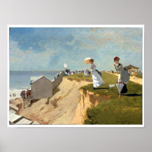 Affiche Long branch, Winslow Homer