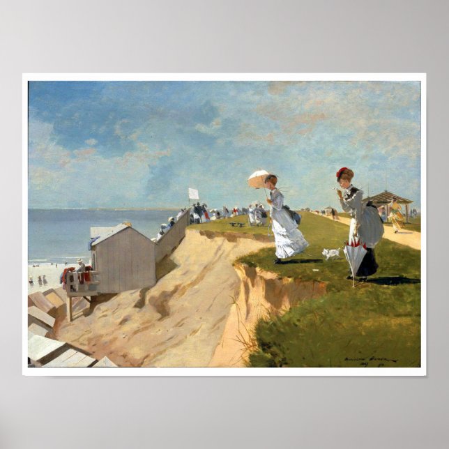 Affiche Long branch, Winslow Homer     (Devant)