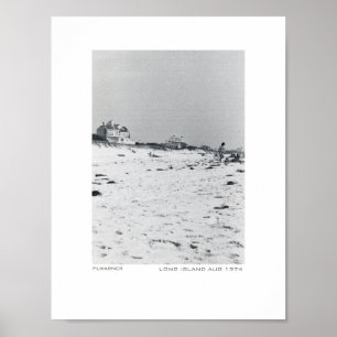 Affiche Long Island beach - 1974