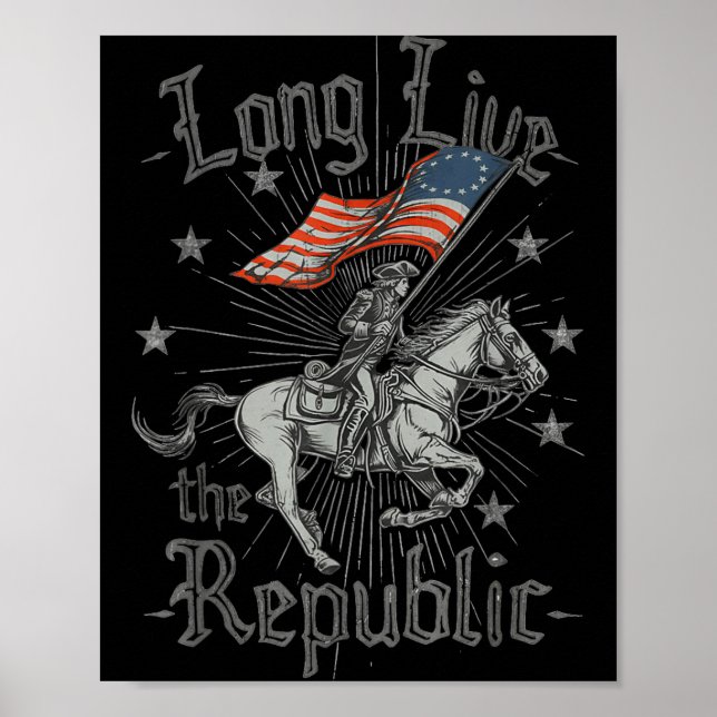 Affiche Long Live The Republic Us  (Devant)