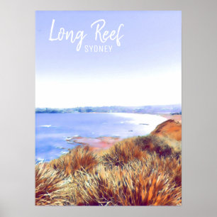 Affiche Long Reef Plages du nord sydney