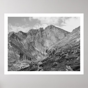 Affiche Longs Peak Belle Rocheuse Rocheuse Rocheuse Rocheu