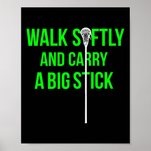 Affiche Longue Bâche Middie (lsm) Neon Lacrosse Defense La
