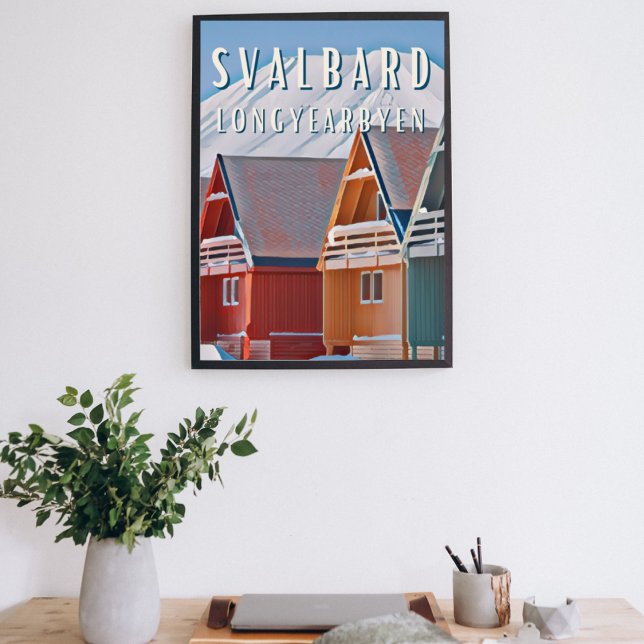 Affiche Longyearbyen, où la nature a ses droits (Longyearbyen : Aventure arctique, beauté polaire.)