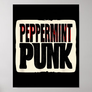 Affiche Look Punk Peppermint Cool pour garçons et filles