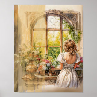 Affiche Looking out my window 