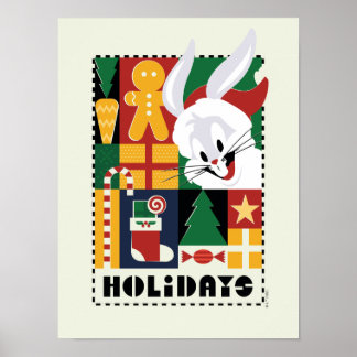 Affiche LOONEY TUNES™ BUGS BUNNY™ Holidays Badge