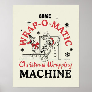 Affiche LOONEY TUNES™ | Machine à envelopper ACME-O-Matic