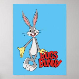 Affiche LOONEY TUNES™ Rires rétro | BUGS BUNNY™