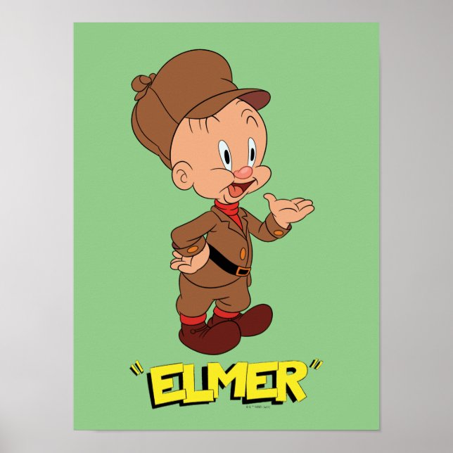 Affiche LOONEY TUNES™ Rires rétro | ELMER FUDD™ (Devant)