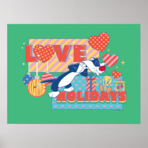 Affiche LOONEY TUNES™   SYLVESTER™ & TWEETY™Love Holidays