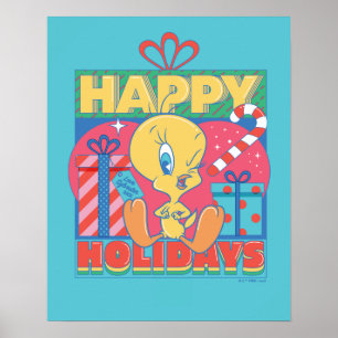 Affiche LOONEY TUNES™   TWEETY™ Joyeuses fêtes