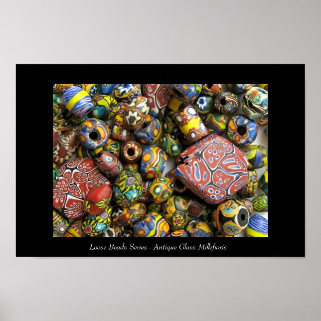 Affiche Loose Beads Series - Antique Millefiori Glass (Devant)