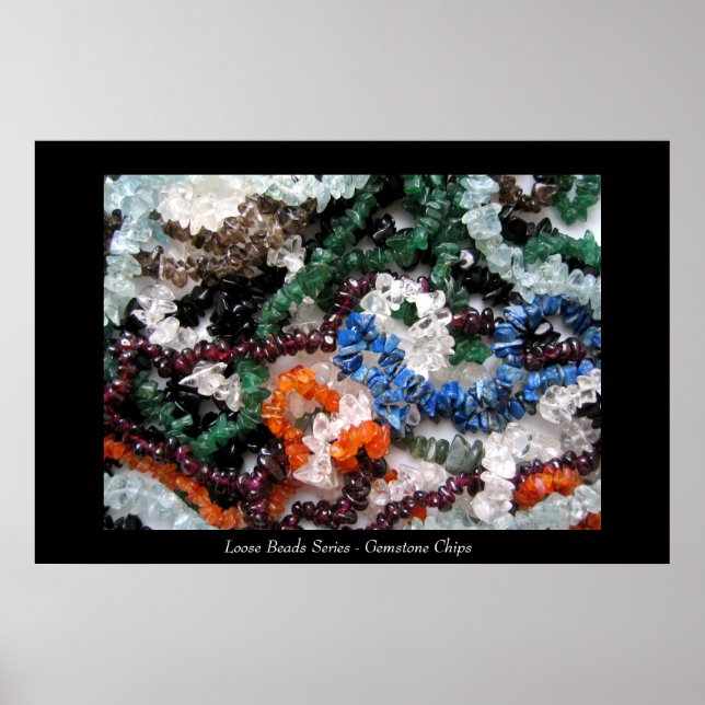 Affiche Loose Beads Series - Chips en pierre (Devant)