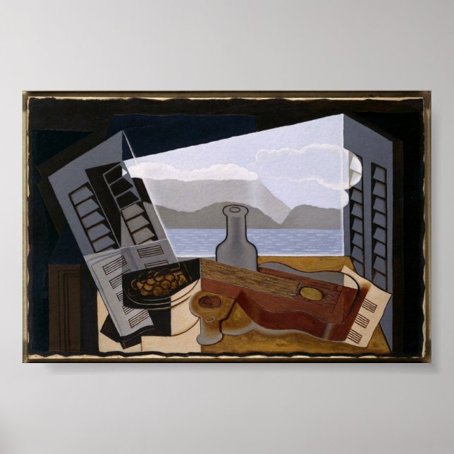Affiche L'Open Window Juan Gris Fine Art (Devant)