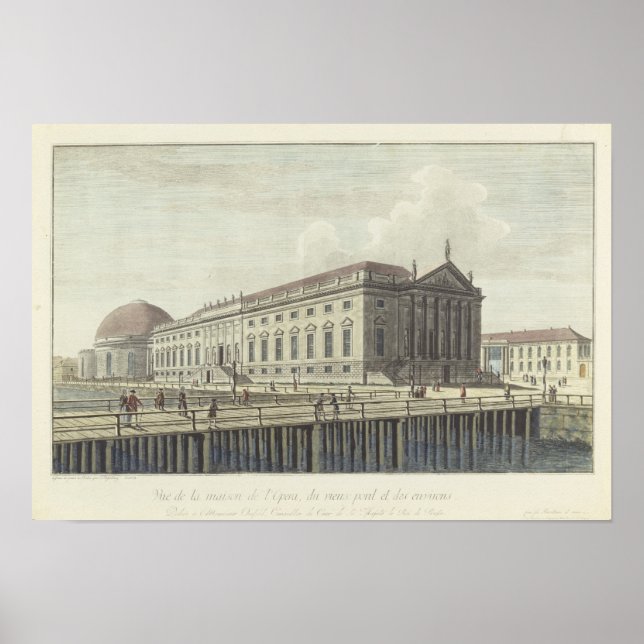 Affiche L'Opéra, Berlin (Devant)