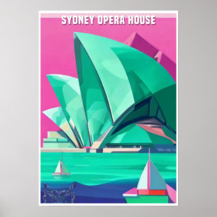 Affiche L'opéra de Sydney Autrialia