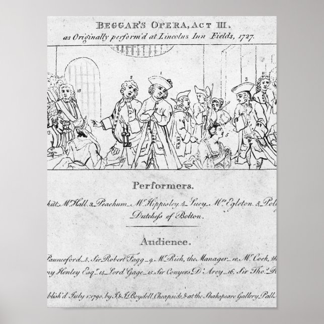 Affiche L'Opéra du Gueux (Devant)