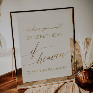 Affiche L'or et l'ivoire élégants si le ciel n'était pas s