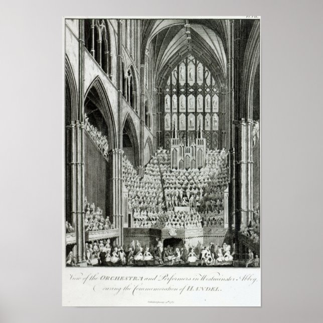 Affiche L'Orchestre et les Artistes de Westminster (Devant)