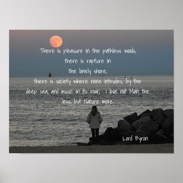 Affiche Lord Byron - Citation - Art Print (Devant)