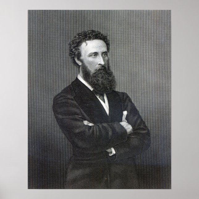 Affiche Lord Lytton, gravée par Edward Stodart (Devant)