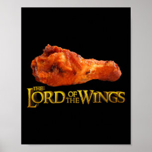 Affiche Lord Of The Wings - Drôle Barbecue Et Cadeau Chef