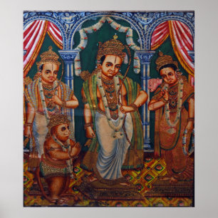 Affiche Lord Rama, Sita, lakshmanna, Hunuman.DSC_7577