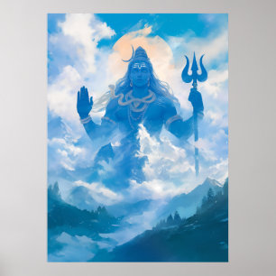 Affiche Lord Shiva dans l'affiche de Kailasa