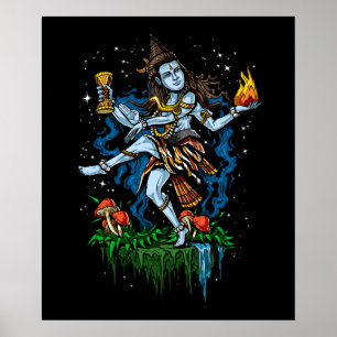 Affiche Lord Shiva Nataraja Danser le Dieu hindou