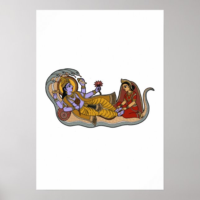 Affiche Lord Vishnu  (Devant)