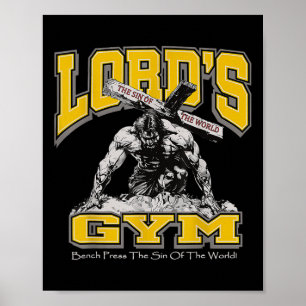 Affiche Lords Gym Bench Presse Le Péché Du Monde2