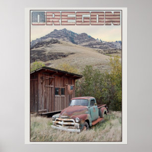 Affiche L'Orégon americana