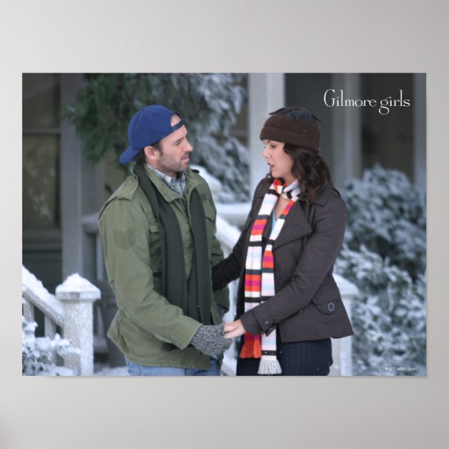 Affiche Lorelai & Luke Holding Hands in the Snow (Devant)