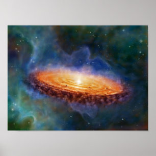 Affiche L'origine de l'affiche de portefeuille du système 