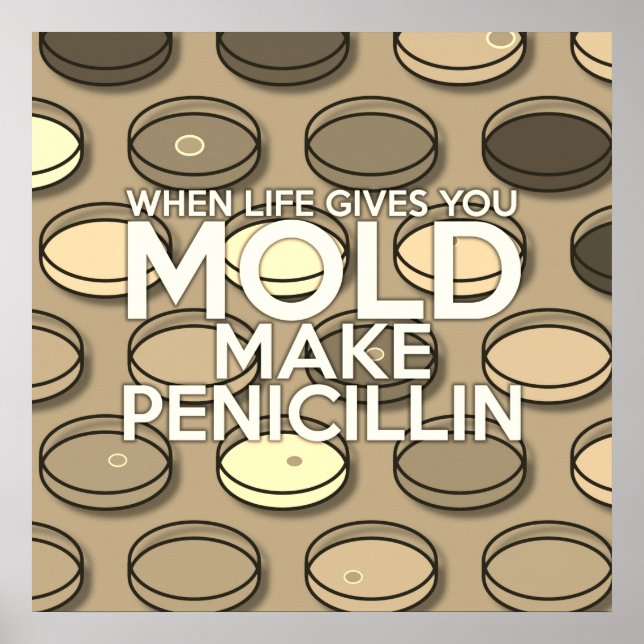 Affiche LORSQUE LA VIE VOUS DONNE MOLD FAIRE PENICILLIN Vi (Devant)