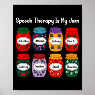 Affiche L'orthophonie est ma passion de Noël Orthophoniste