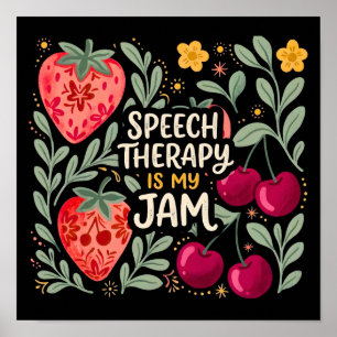 Affiche L'orthophonie SLP est ma passion