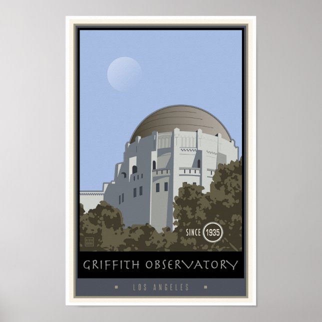 Affiche Los Angeles, CA (Devant)