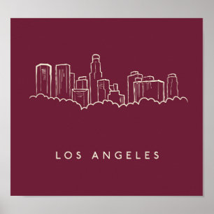 Affiche Los Angeles Californie
