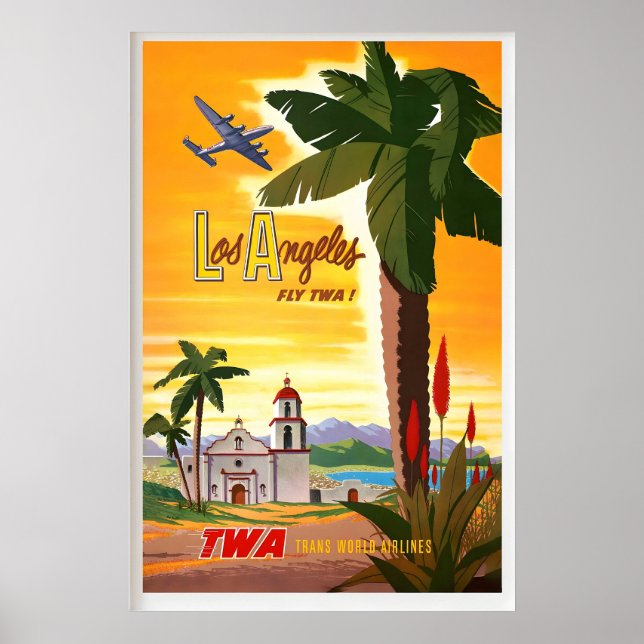 Affiche Los Angeles Californie États-Unis d'Amérique Améri (Devant)