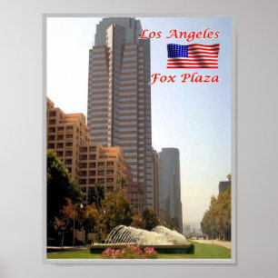 Affiche Los Angeles - Fox Plaza - États-Unis -
