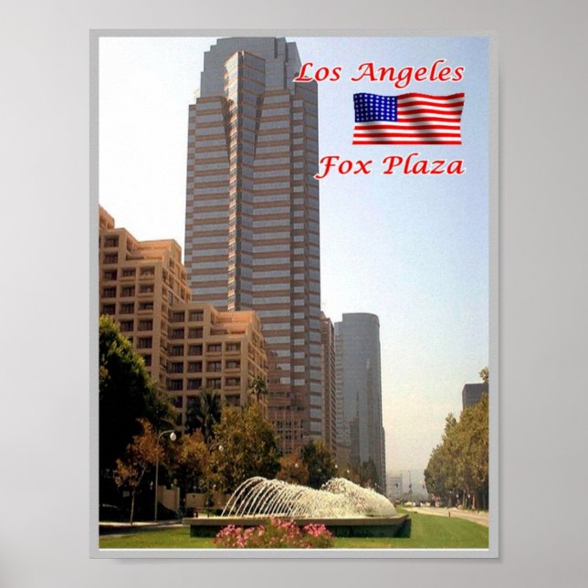 Affiche Los Angeles - Fox Plaza - États-Unis - (Devant)