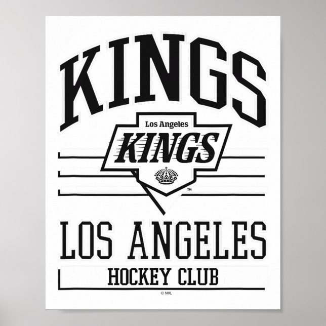 Affiche Los Angeles Kings Hockey Club Gray Officially Lice (Devant)