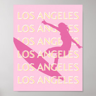 Affiche Los Angeles Travel Art, Californie, Travel Art